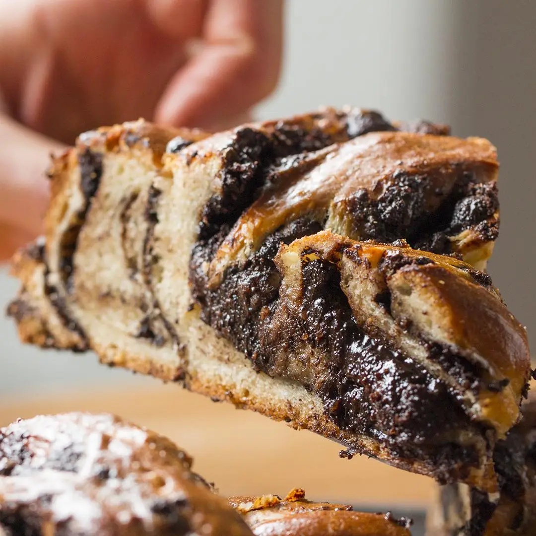 Chocolate Braided Swirl Bread (Babka) - Cooking TV Recipes