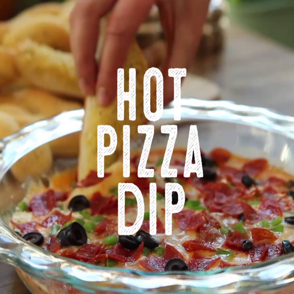 Hot Pizza Dip - Cooking TV Recipes.