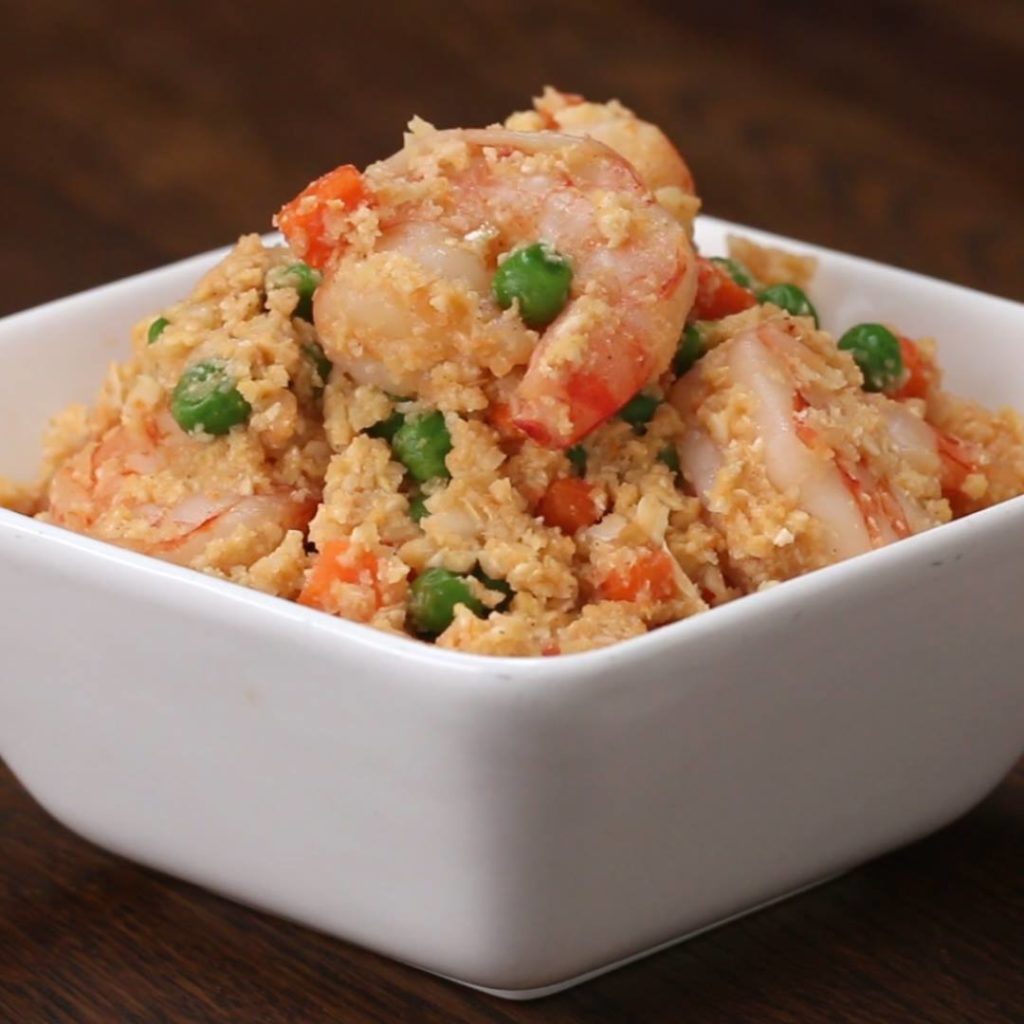 Cauliflower Shrimp Fried Rice - Cooking TV Recipes