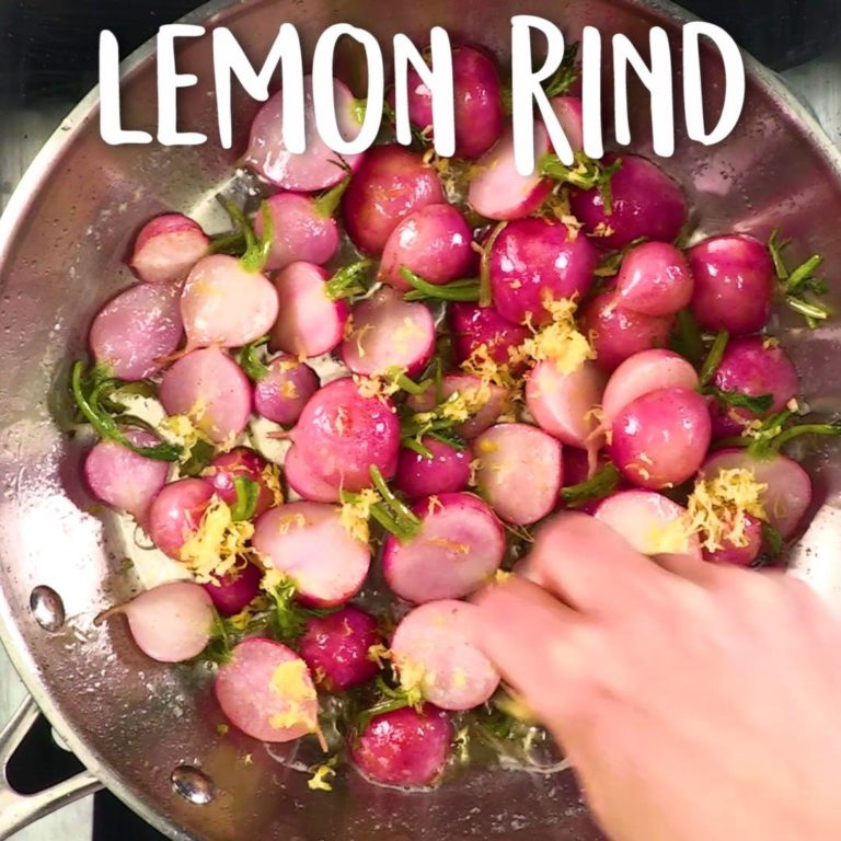 Radishes in Browned Butter and Lemon Cooking TV Recipes