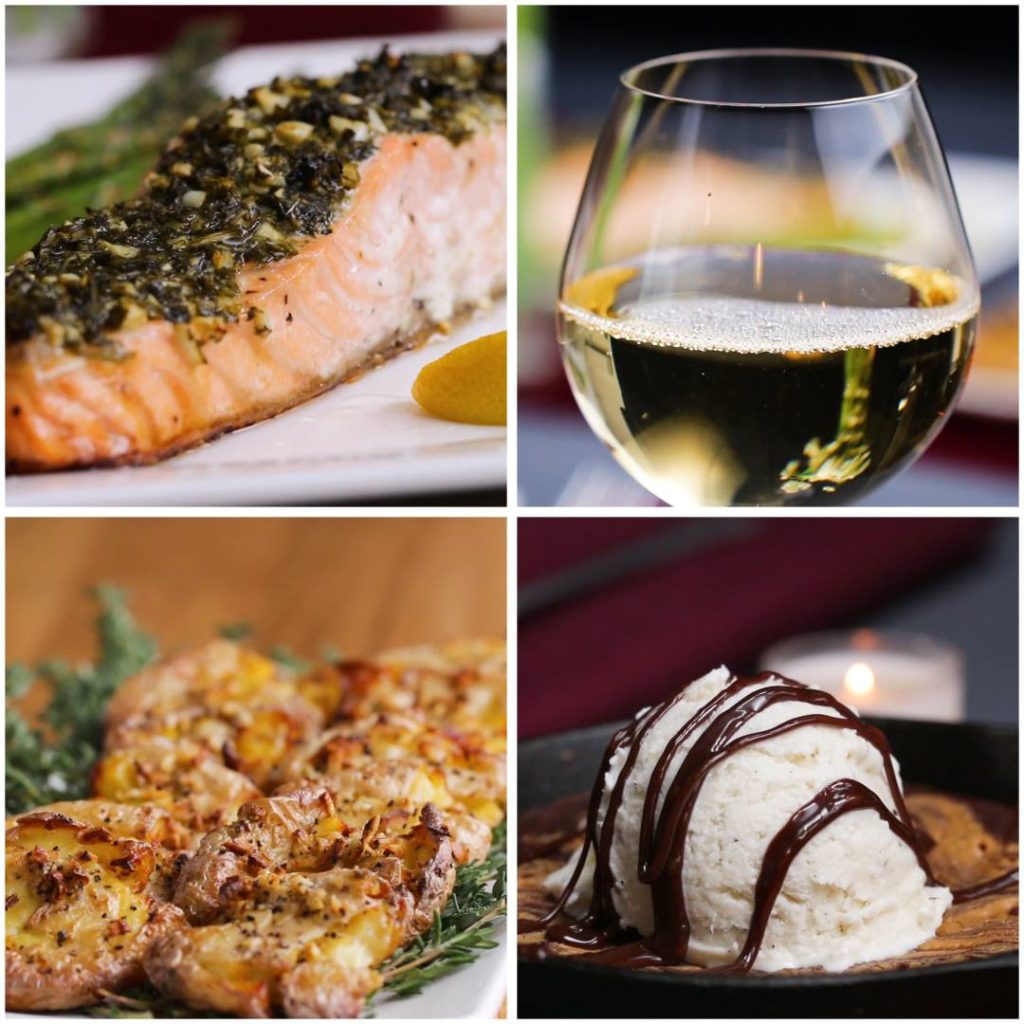 Salmon Dinner For Two - Cooking TV Recipes