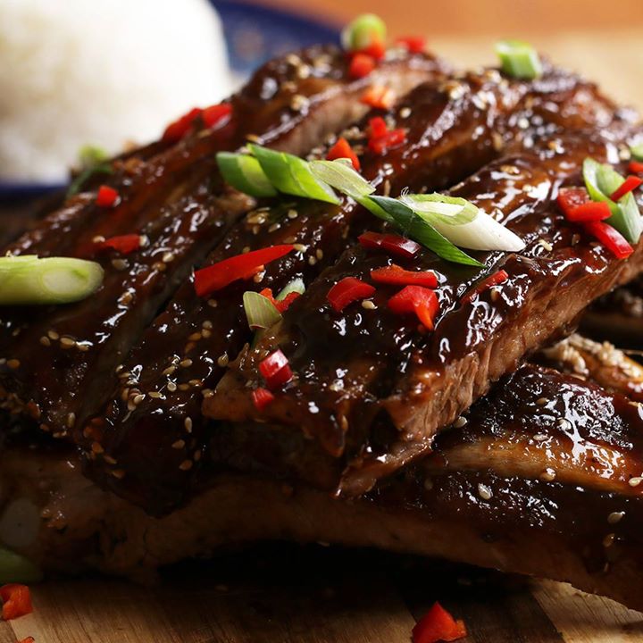 Slow-Cooker BBQ Ribs (Asian-Style) - Cooking TV Recipes