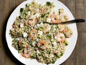 Roasted Shrimp and Orzo - Cooking TV Recipes