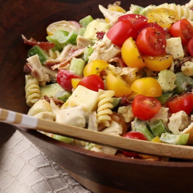 Chicken Club Pasta Salad Cooking TV Recipes