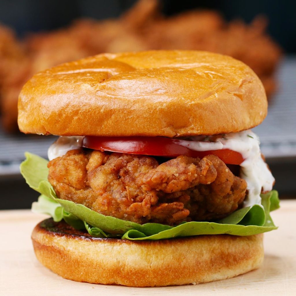 Buttermilk-Fried Chicken Sandwich - Cooking TV Recipes