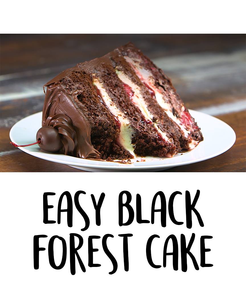 Simple Black Forest Cake | Created by Diane