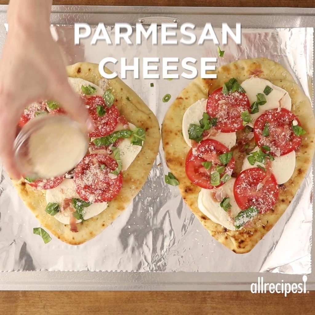 Naan Bread Margherita Pizza with Prosciutto Cooking TV Recipes