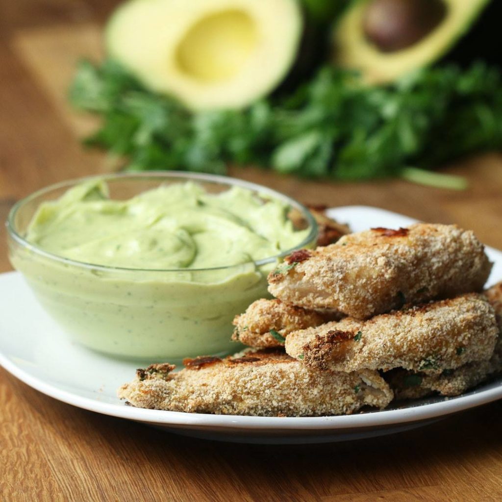 Fish Fingers With Avocado Dip Cooking TV Recipes