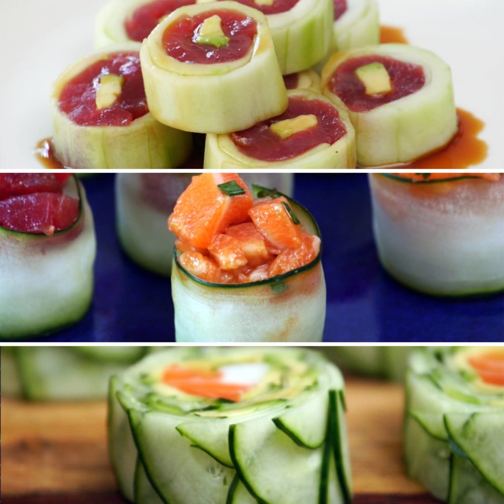 Cucumber Sushi Rolls - Cooking TV Recipes