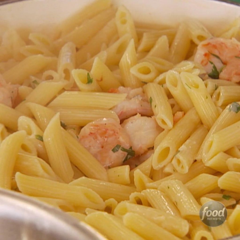 penne-with-shrimp-and-herbed-cream-sauce-cooking-tv-recipes