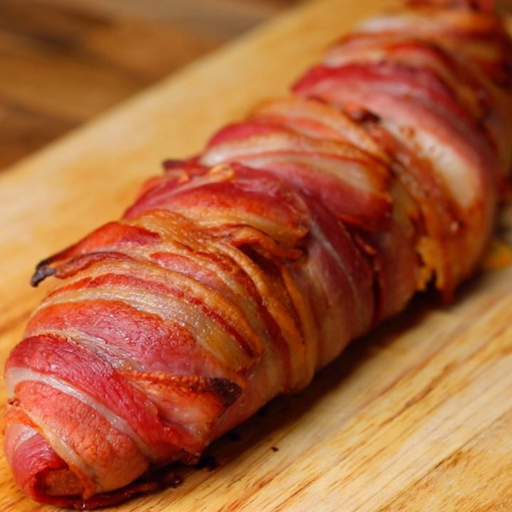 Bacon Wrapped Jalapeno Popper Bread Cooking Tv Recipes