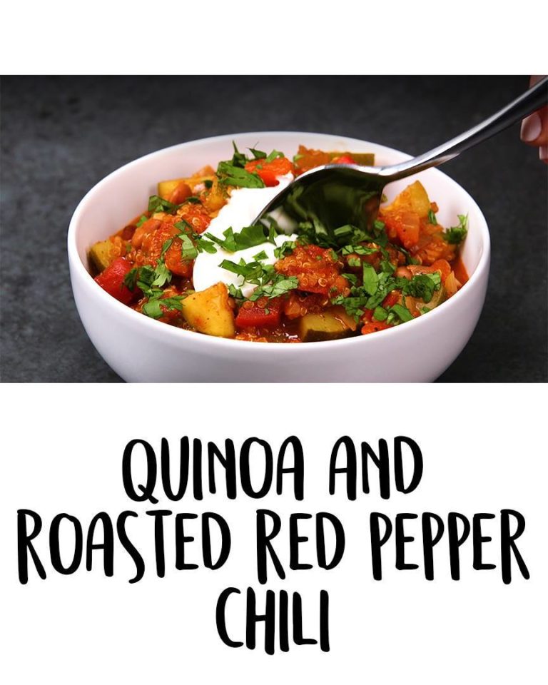 Quinoa and Roasted Pepper Chili Cooking TV Recipes