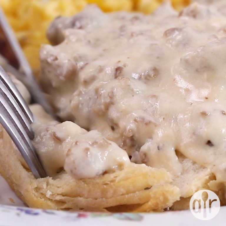 Sausage Biscuits And Gravy - Cooking Tv Recipes