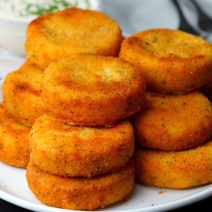 Crispy Cheesy Potato Cakes - Nicky's Kitchen Sanctuary