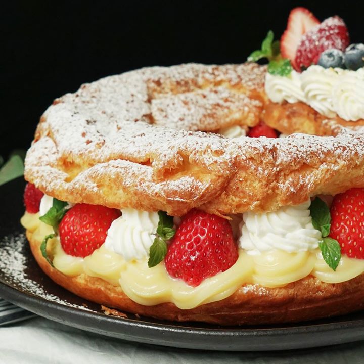 One-Bowl Paris-Brest - Cooking TV Recipes