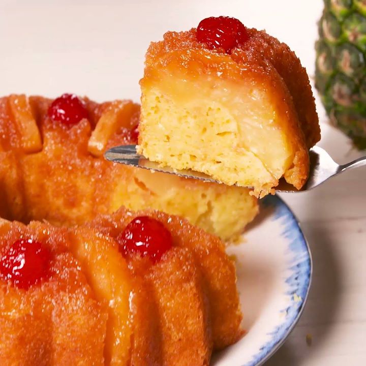 Easy Pineapple Upside Down Cake Recipe In Bundt Pan