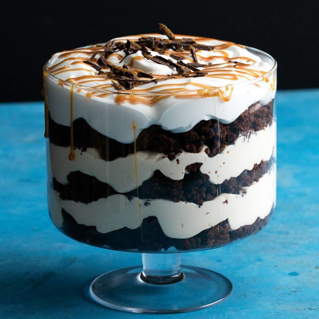 Salted Caramel Brownie Trifle - Cooking TV Recipes