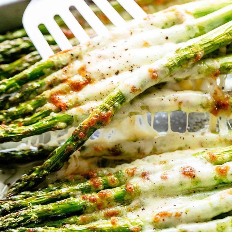 CHEESY GARLIC ROASTED ASPARAGUS Cooking TV Recipes