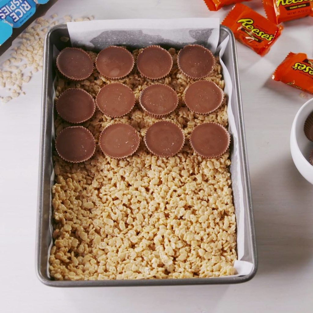 Reese's Stuffed Rice Krispies Treats Cooking TV Recipes