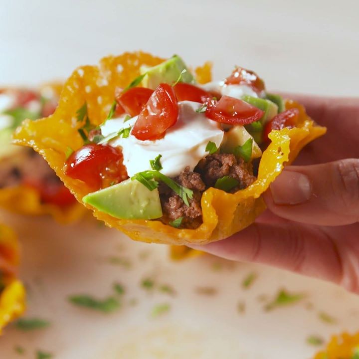 Keto Taco Cups - Cooking TV Recipes