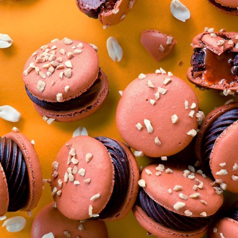 Snickers Macarons - Cooking TV Recipes