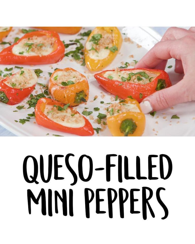 QuesoFilled Mini Peppers Recipe Cooking TV Recipes
