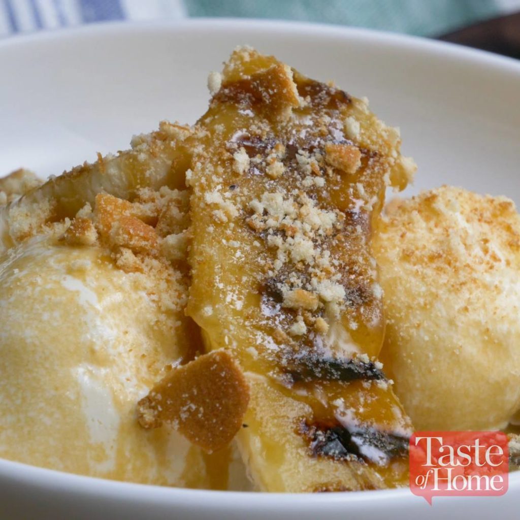 Bananas Foster on the Grill Cooking TV Recipes