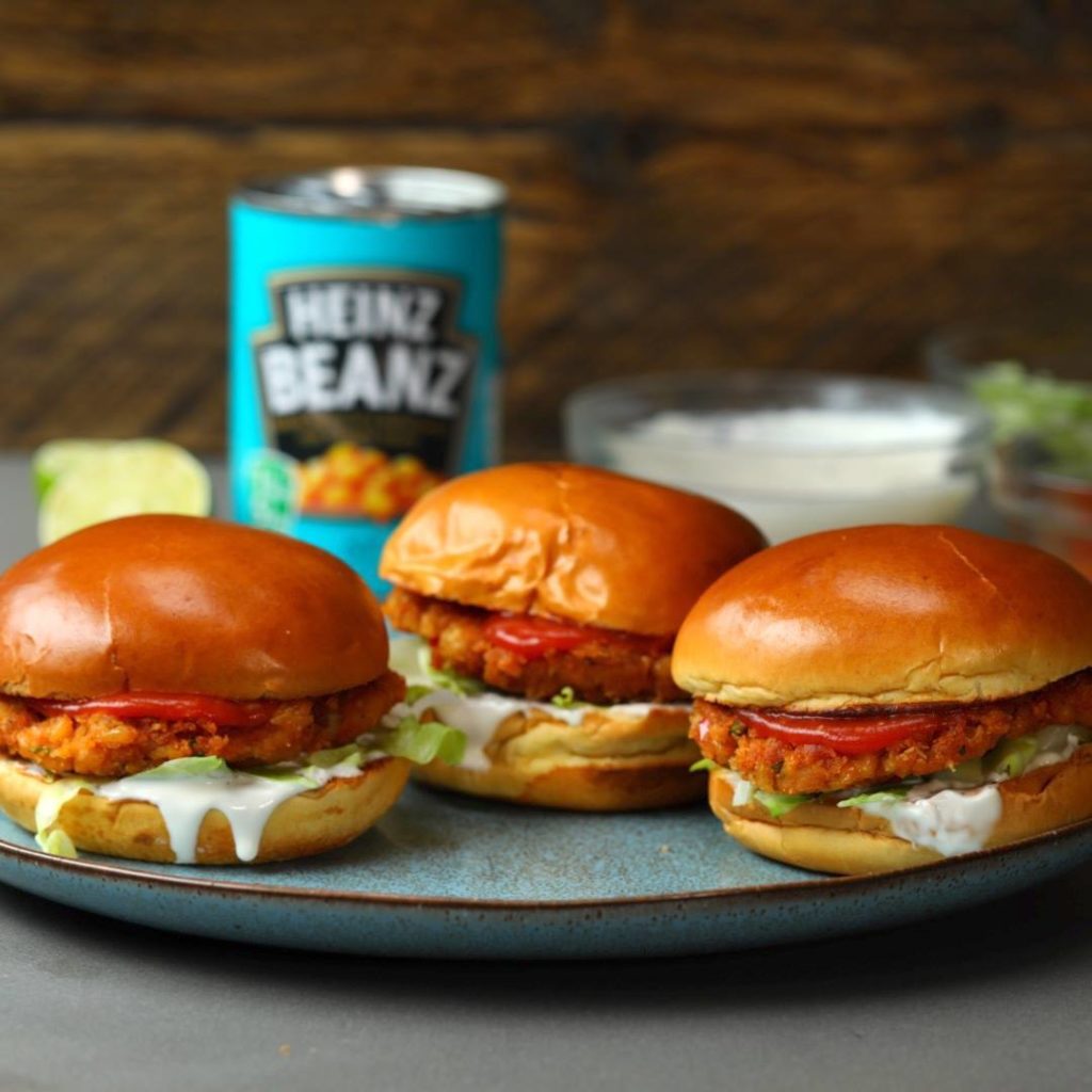 Heinz Beanz Burger Cooking TV Recipes
