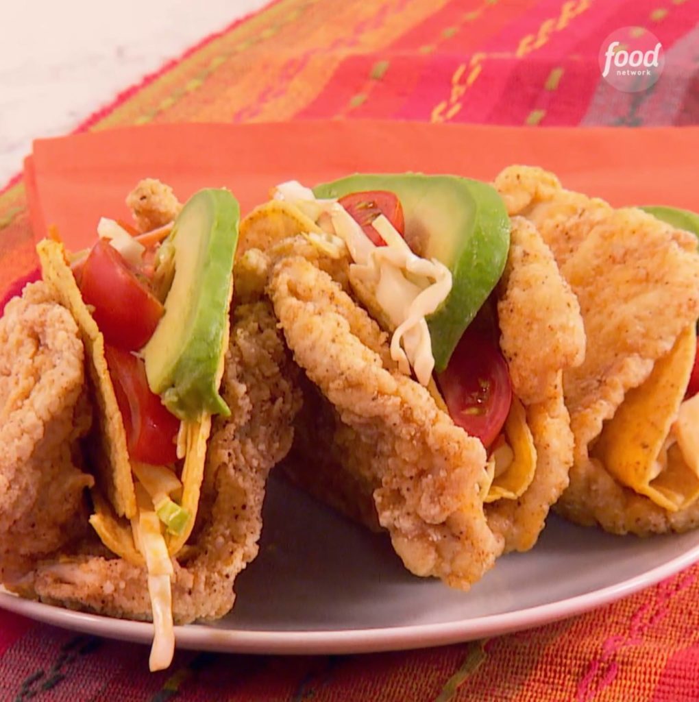 Double Crunch Fried Chicken Tacos Cooking TV Recipes
