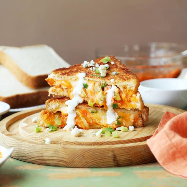 BUFFALO CHICKEN GRILLED CHEESE Cooking TV Recipes