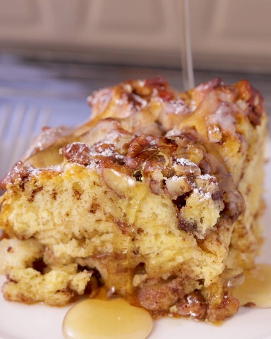 Cinnamon French Toast Bake - Cooking TV Recipes