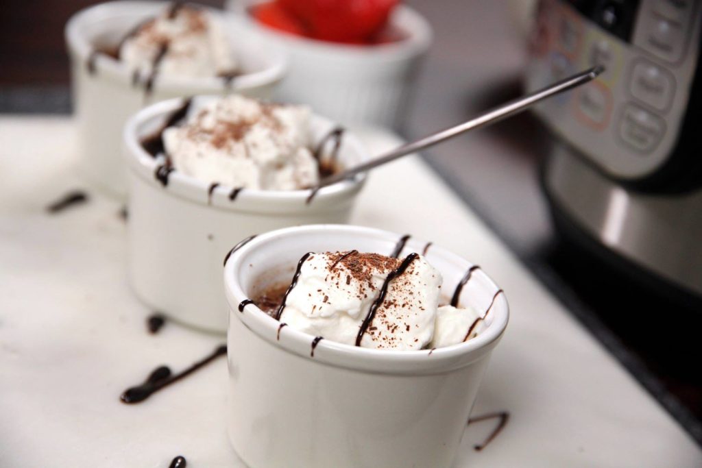 Instant Pot Chocolate Pots de Creme - Cooking TV Recipes