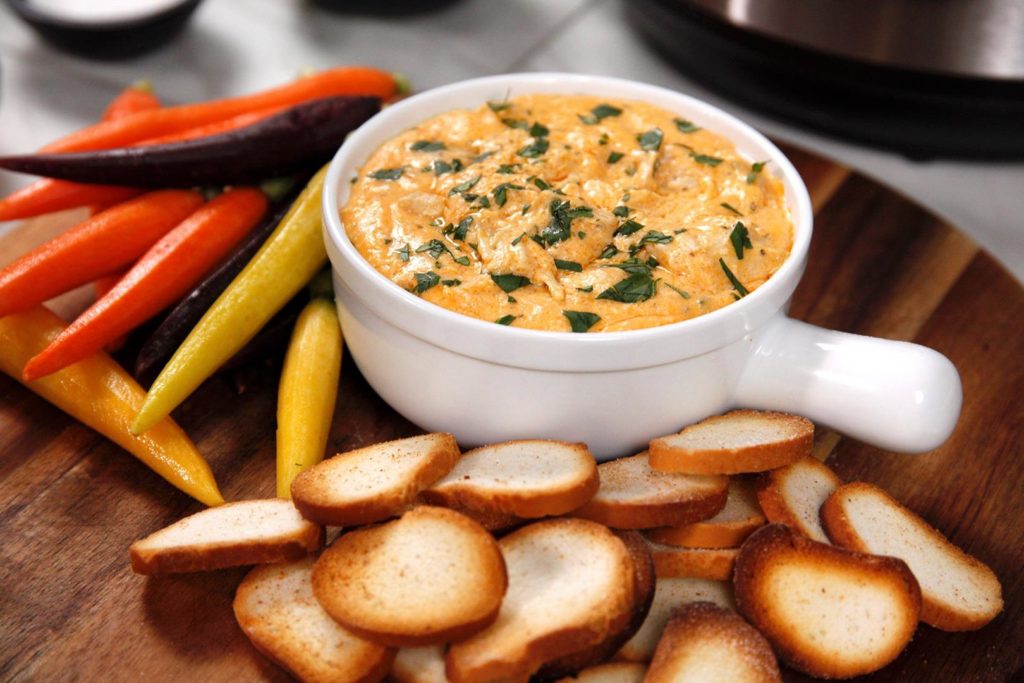 Instant Pot Buffalo Ranch Chicken Dip Cooking TV Recipes