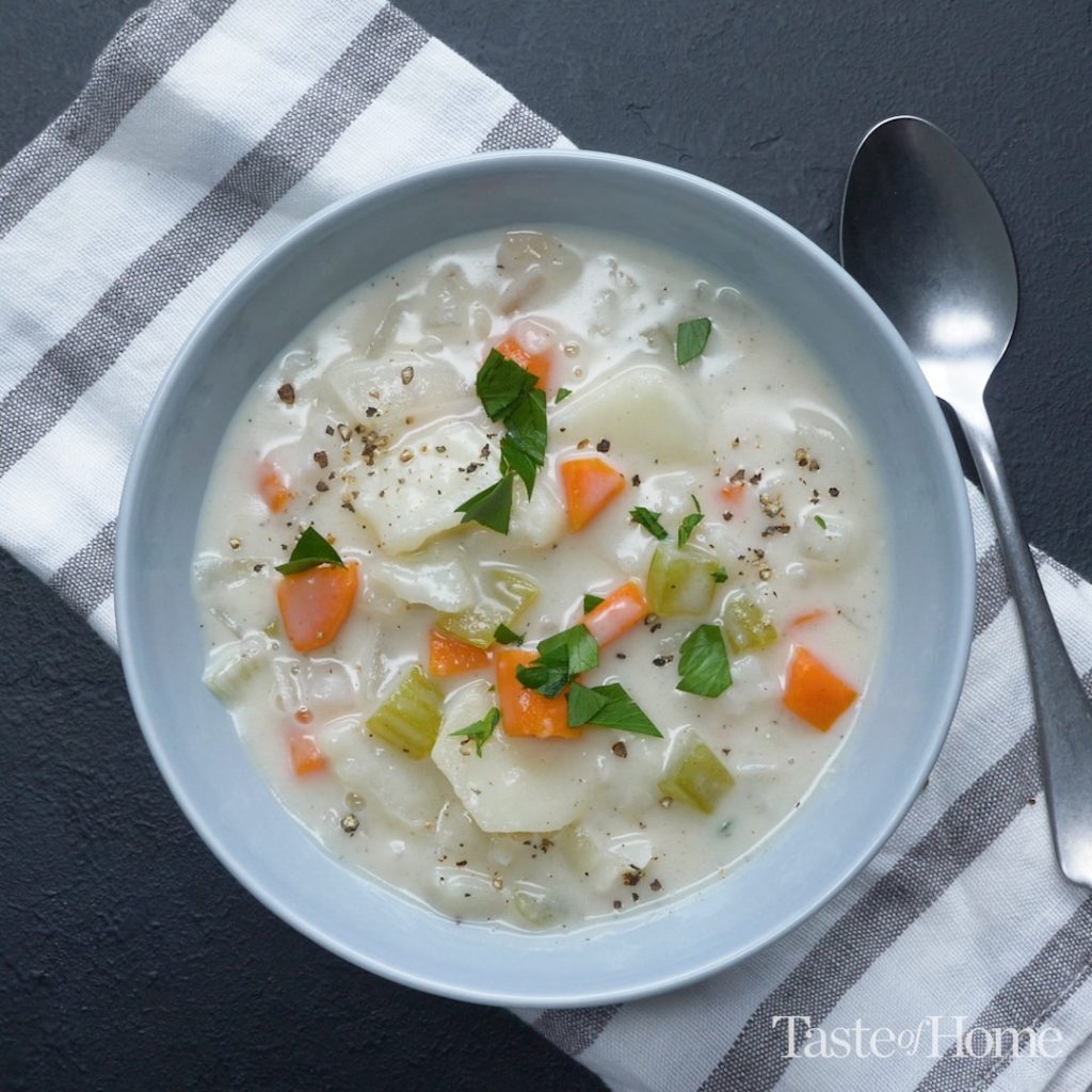 Hearty Potato Soup - Cooking TV Recipes