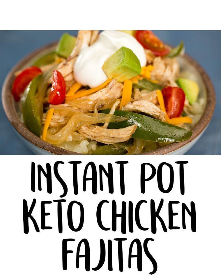 Instant Pot Keto Chicken Fajita Bowls Cooking TV Recipes