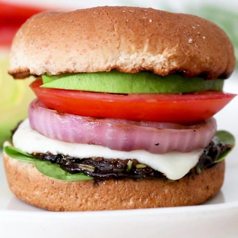 THE BEST GRILLED PORTOBELLO MUSHROOM BURGERS Cooking TV Recipes