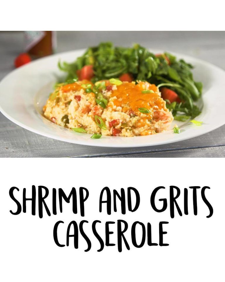 Cheesy ShrimpandGrits Casserole Cooking TV Recipes