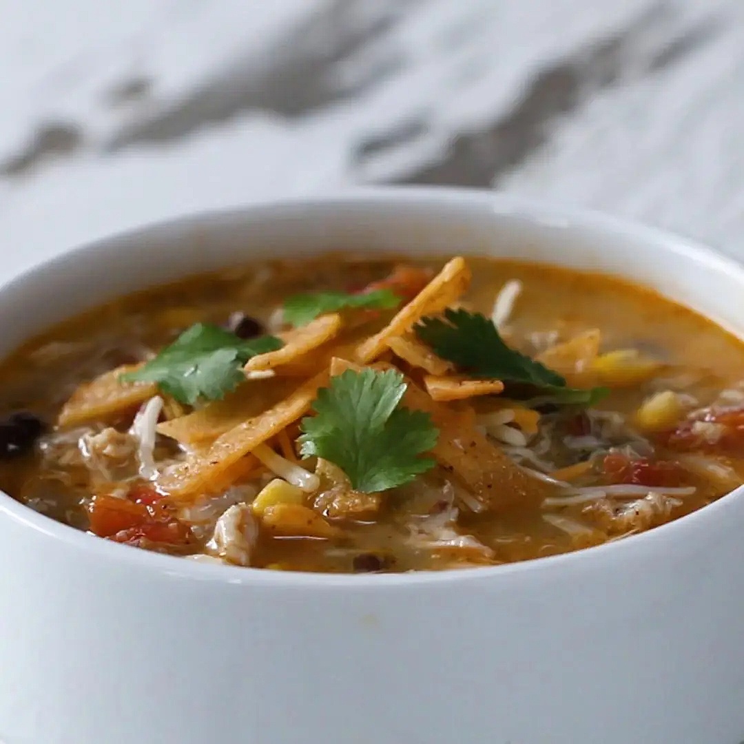 Chicken Tortilla Soup - Cooking TV Recipes