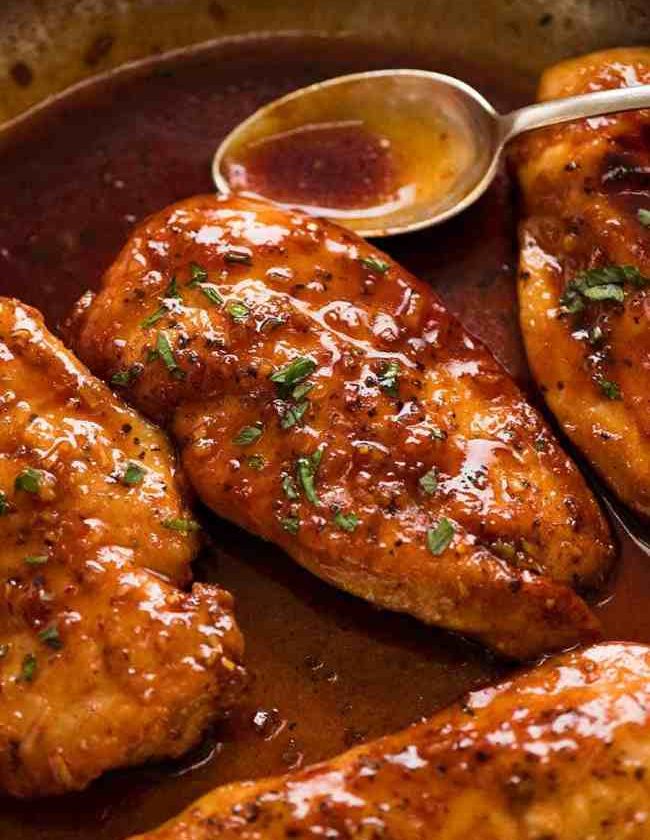 Honey Garlic Chicken Breast - Cooking TV Recipes
