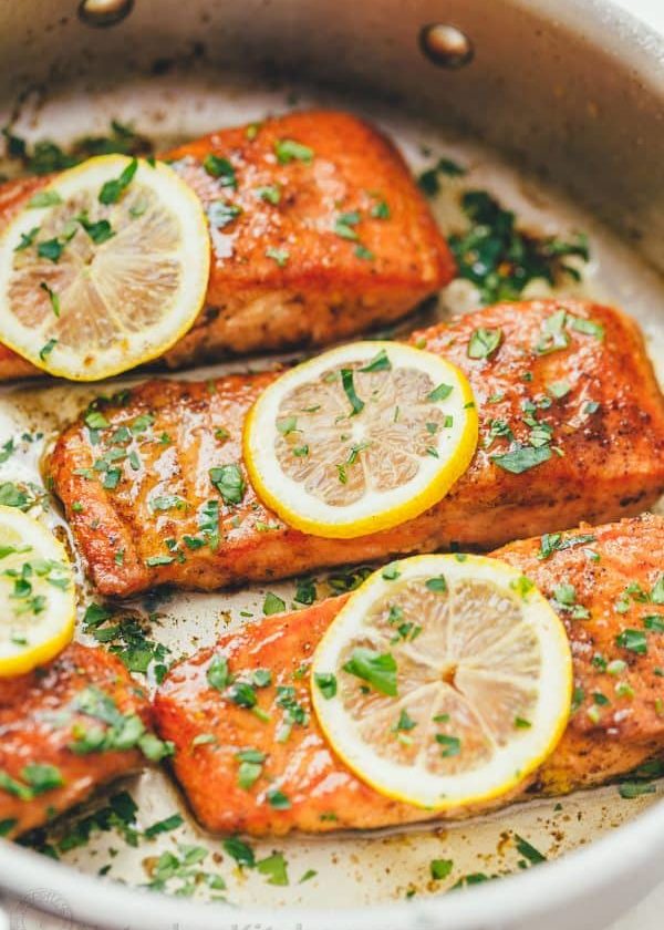 Pan Seared Salmon with Lemon Butter - Cooking TV Recipes